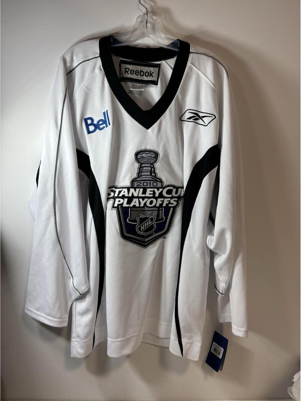 NHL Playoff Jersey XL 2010 New With Tags White Official Stanley Cup Reebok